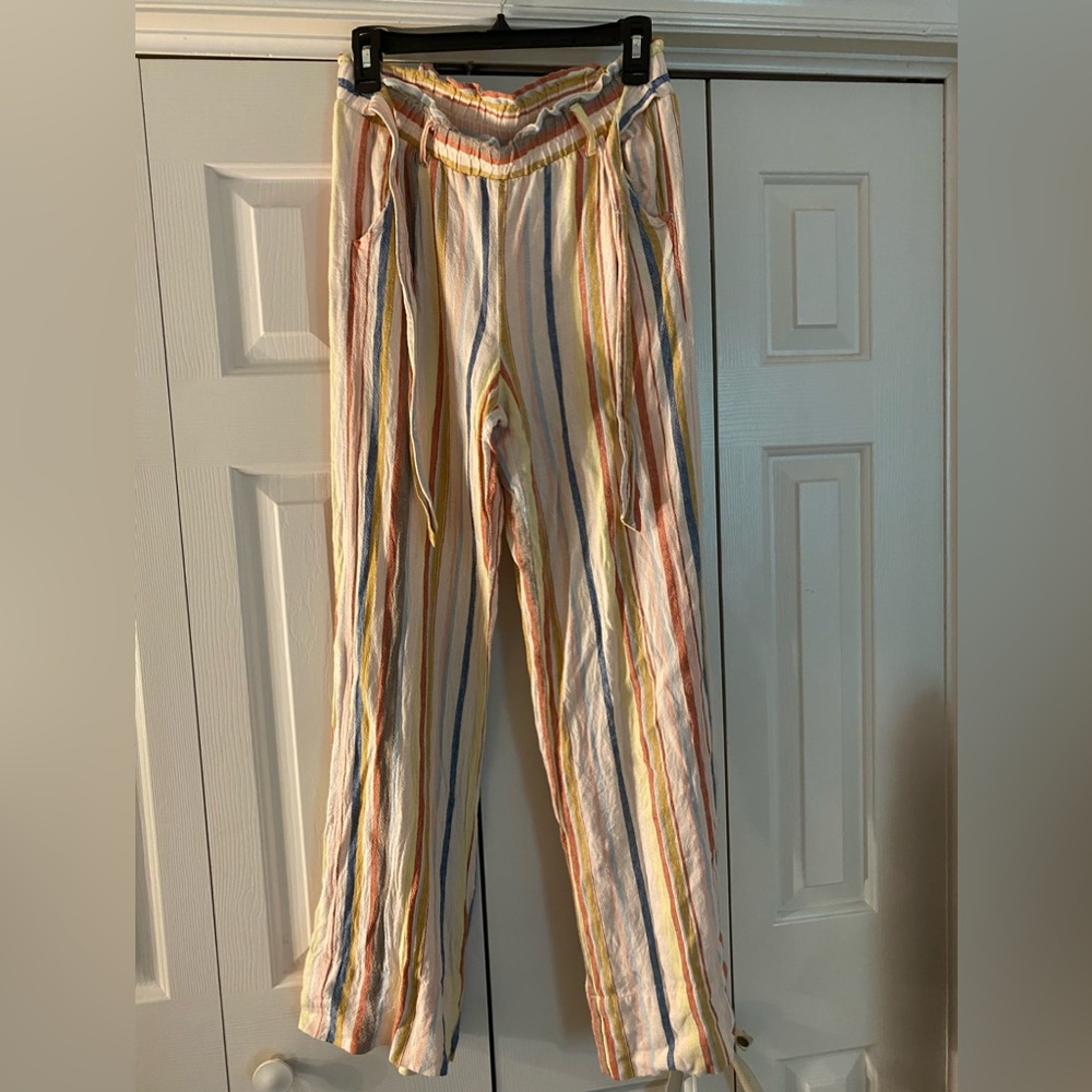JOLT linen blend pants, size M.